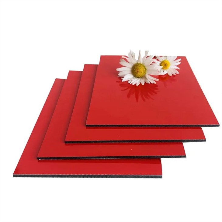 High Glossy Pure Color Aluminum Composite Panel For Kitchen Cabinets