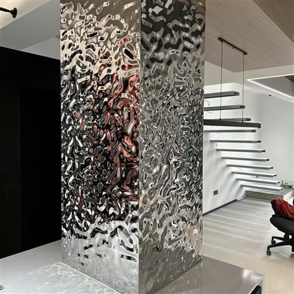 Διακοσμητικό πάνελ τοίχου Water Ripple Laminated Bamboo Fiber